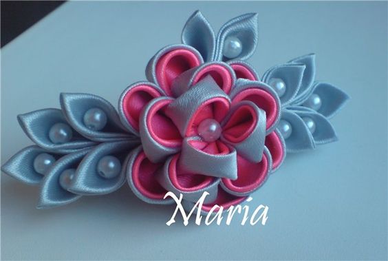 Канзаши для начинающих. Цветок