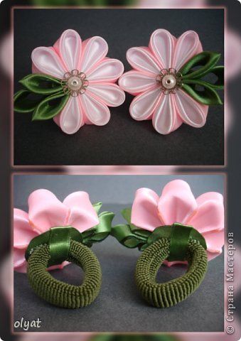 Канзаши для начинающих. Цветок