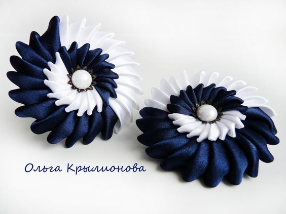 Канзаши для начинающих. Цветок