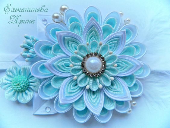 Канзаши для начинающих. Цветок