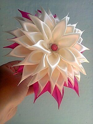 Канзаши для начинающих. Цветок