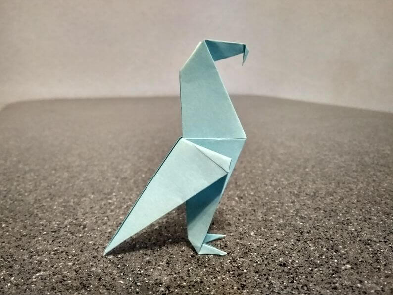 Оригами из бумаги для детей 10 лет: лягушка, лиса, орёл