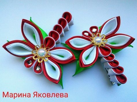 Канзаши для начинающих. Стрекоза