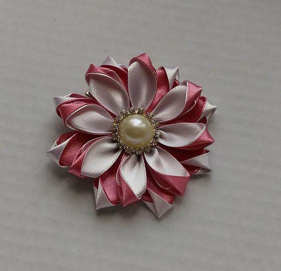 Канзаши для начинающих. Цветок
