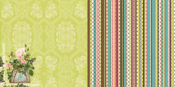 Двухсторонняя бумага для скрапбукинга