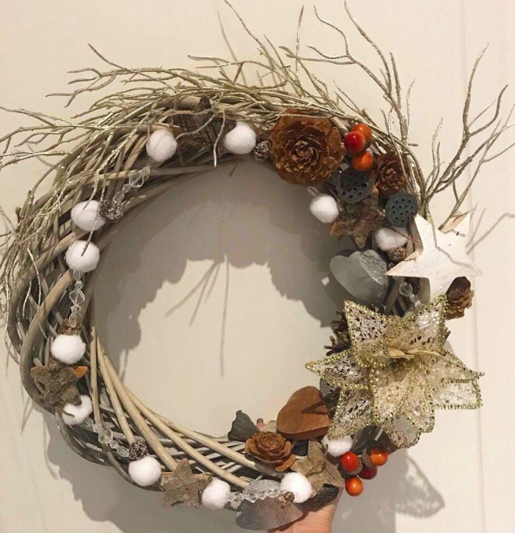 Как сделать рождественский венок своими руками - 150 фото идей создания, подробный видео мастер-класс для начинающих