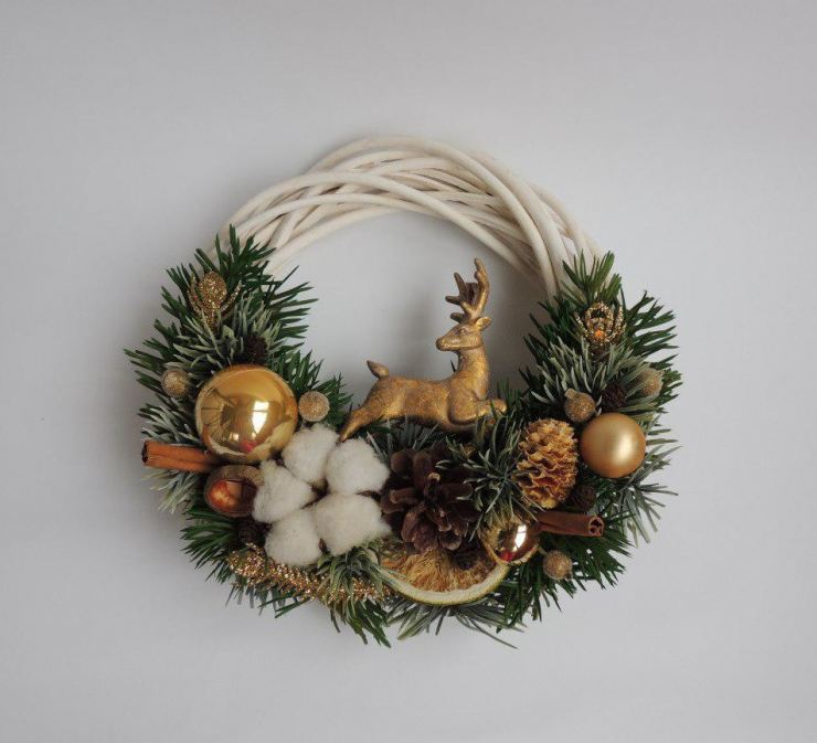 Как сделать рождественский венок своими руками - 150 фото идей создания, подробный видео мастер-класс для начинающих