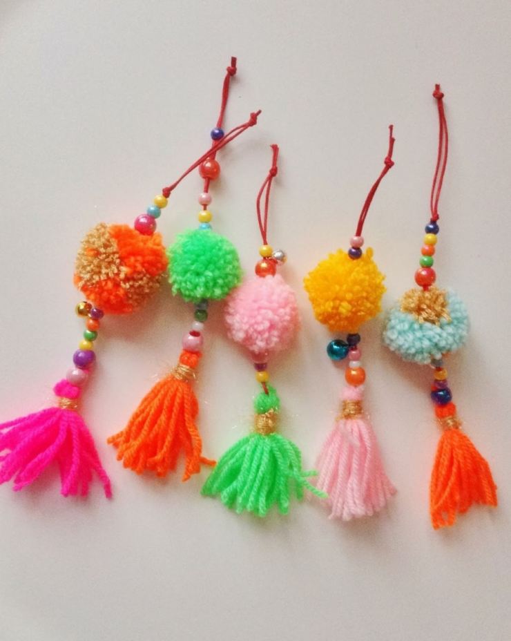 Помпон из ниток своими руками - 90 фото и видео мастер-класс как правильно сделать помпон из пряжи