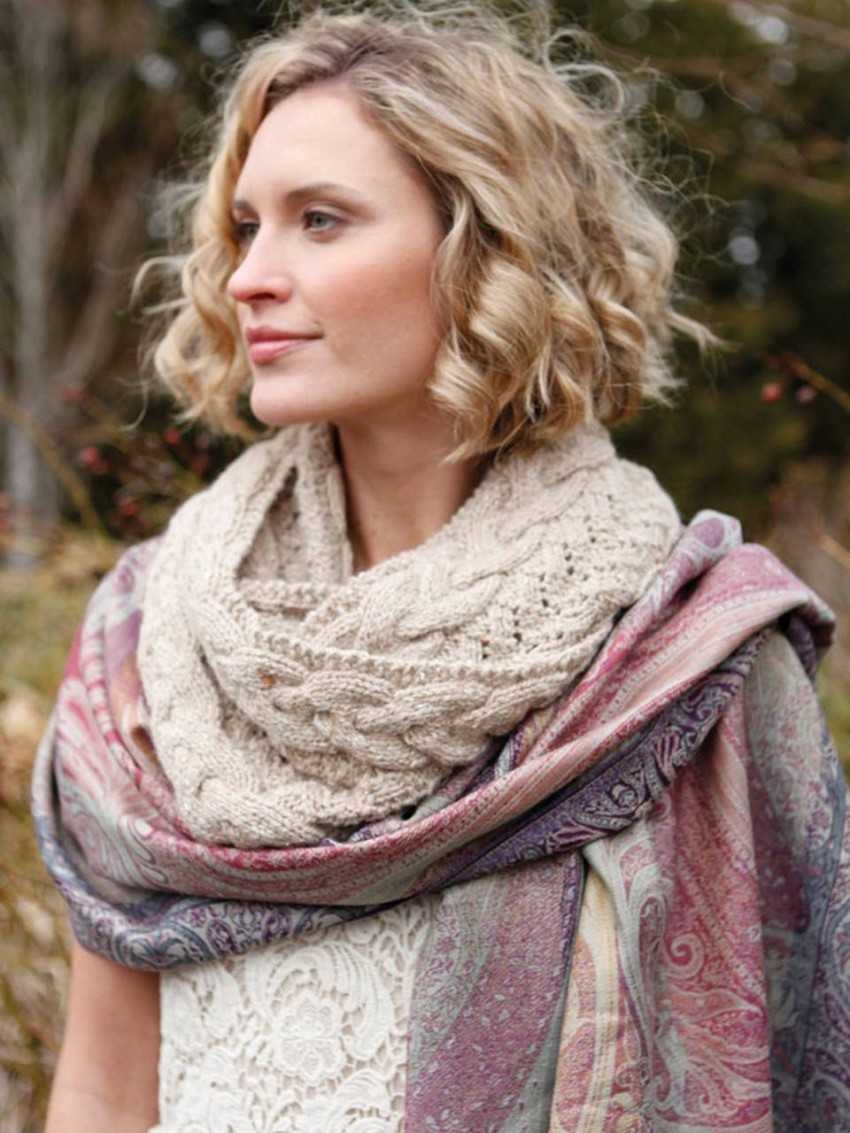 Шарф снуд спицами с описанием схемы: 92 фото новинки, подборка лучших вариантов моделей 2019