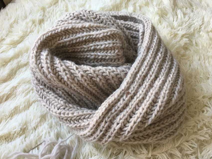 Шарф снуд спицами с описанием схемы: 92 фото новинки, подборка лучших вариантов моделей 2019