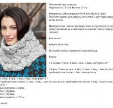 Шарф снуд спицами с описанием схемы: 92 фото новинки, подборка лучших вариантов моделей 2019