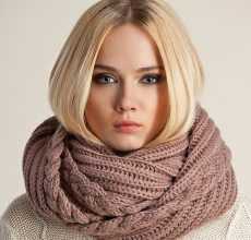 Шарф снуд спицами с описанием схемы: 92 фото новинки, подборка лучших вариантов моделей 2019