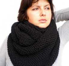 Шарф снуд спицами с описанием схемы: 92 фото новинки, подборка лучших вариантов моделей 2019