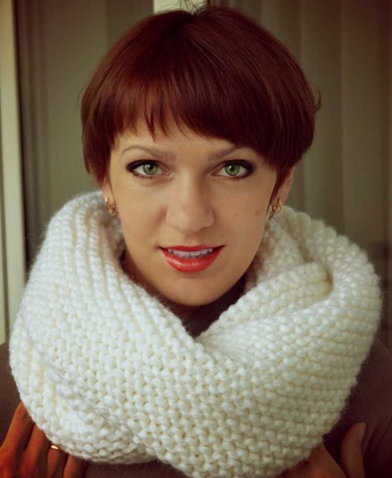 Шарф снуд спицами с описанием схемы: 92 фото новинки, подборка лучших вариантов моделей 2019
