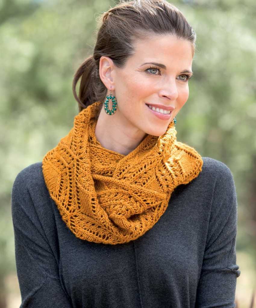 Шарф снуд спицами с описанием схемы: 92 фото новинки, подборка лучших вариантов моделей 2019