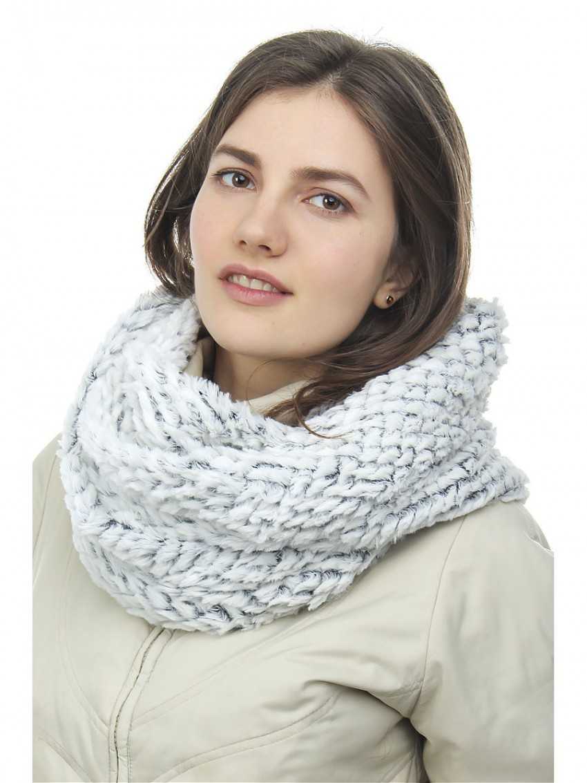 Шарф снуд спицами с описанием схемы: 92 фото новинки, подборка лучших вариантов моделей 2019