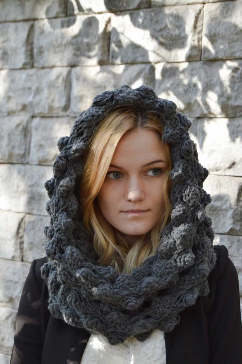 Шарф снуд спицами с описанием схемы: 92 фото новинки, подборка лучших вариантов моделей 2019