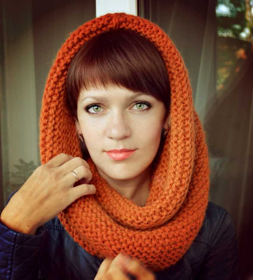 Шарф снуд спицами с описанием схемы: 92 фото новинки, подборка лучших вариантов моделей 2019
