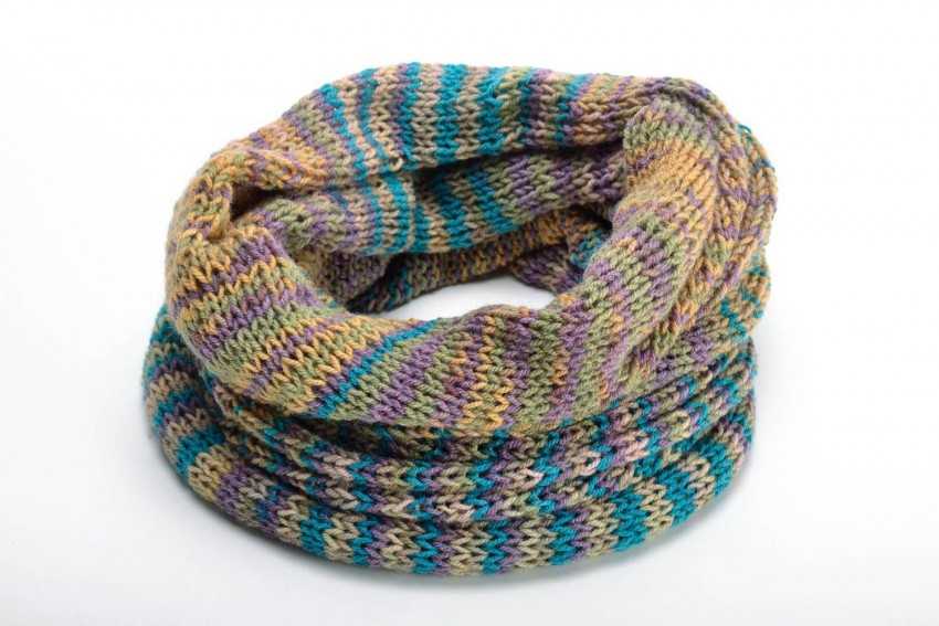 Шарф снуд спицами с описанием схемы: 92 фото новинки, подборка лучших вариантов моделей 2019