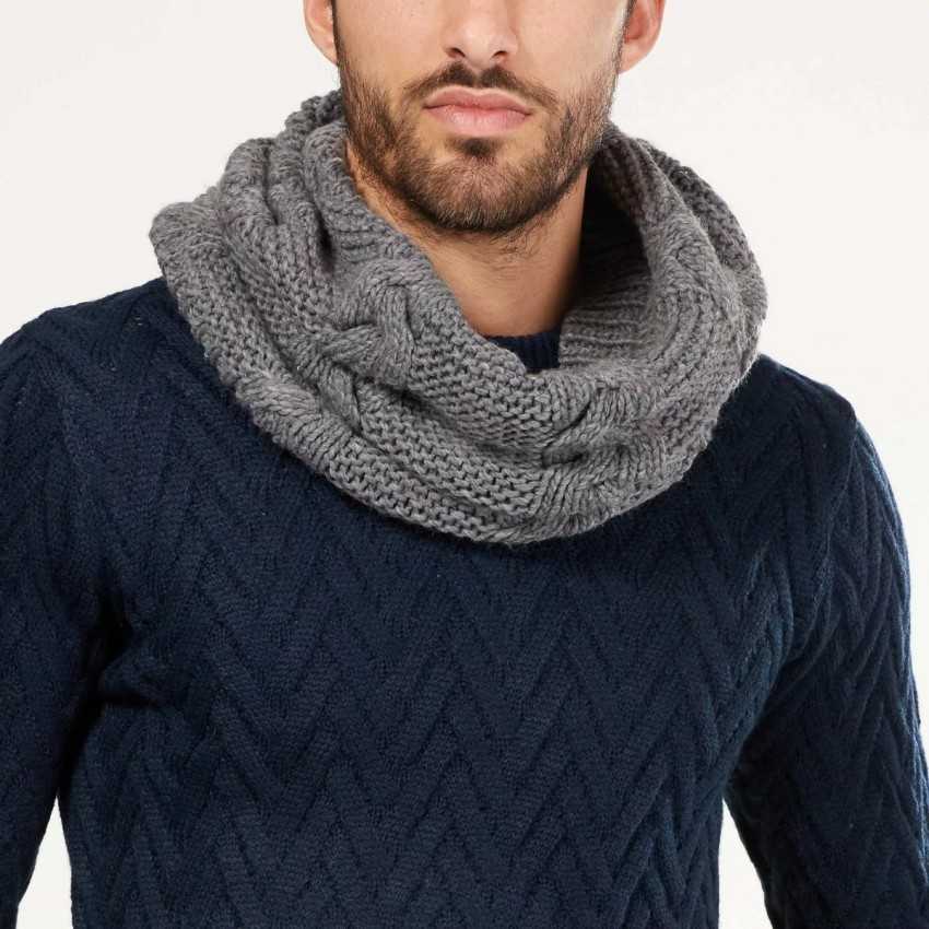 Шарф снуд спицами с описанием схемы: 92 фото новинки, подборка лучших вариантов моделей 2019