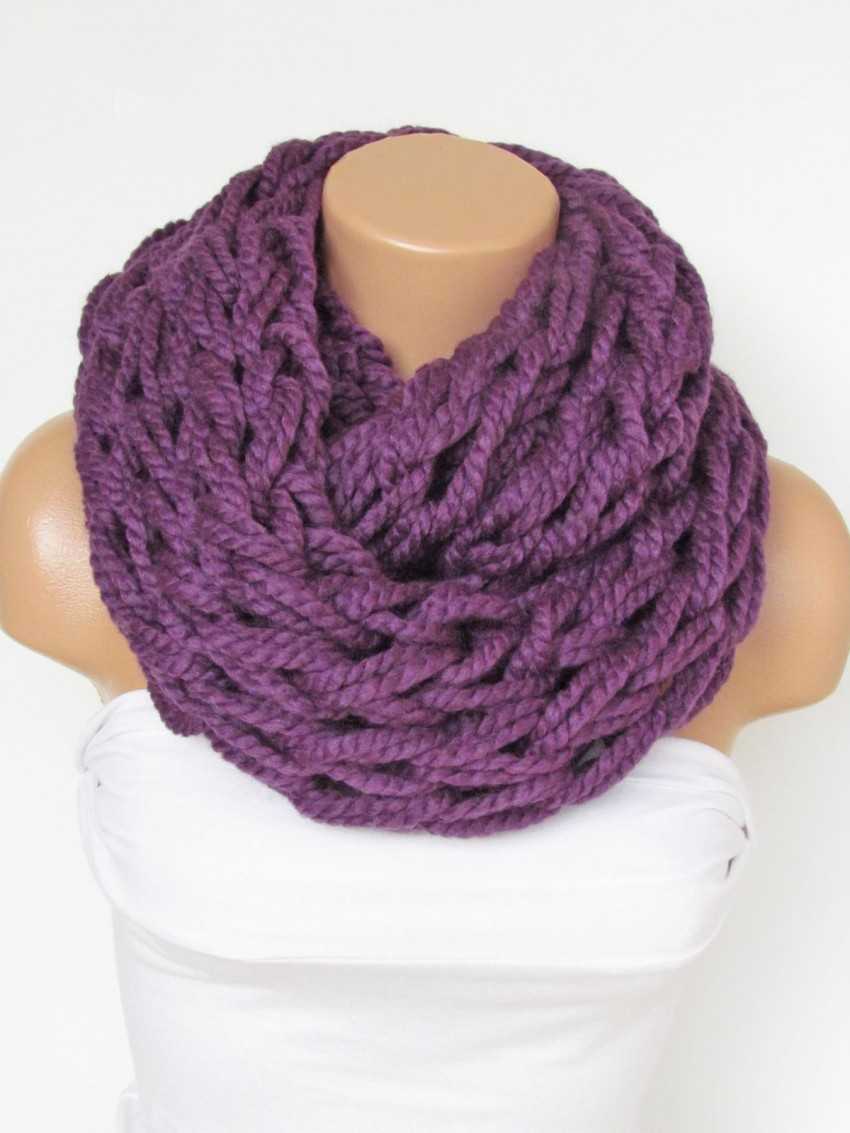 Шарф снуд спицами с описанием схемы: 92 фото новинки, подборка лучших вариантов моделей 2019