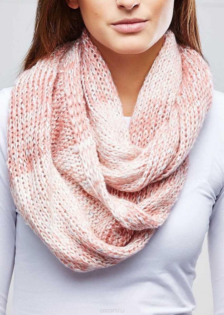 Шарф снуд спицами с описанием схемы: 92 фото новинки, подборка лучших вариантов моделей 2019