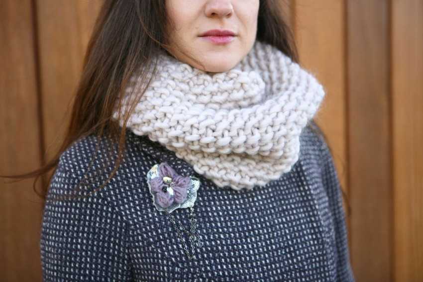 Шарф снуд спицами с описанием схемы: 92 фото новинки, подборка лучших вариантов моделей 2019