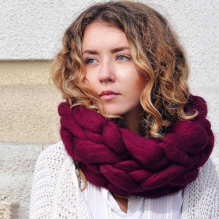 Шарф снуд спицами с описанием схемы: 92 фото новинки, подборка лучших вариантов моделей 2019