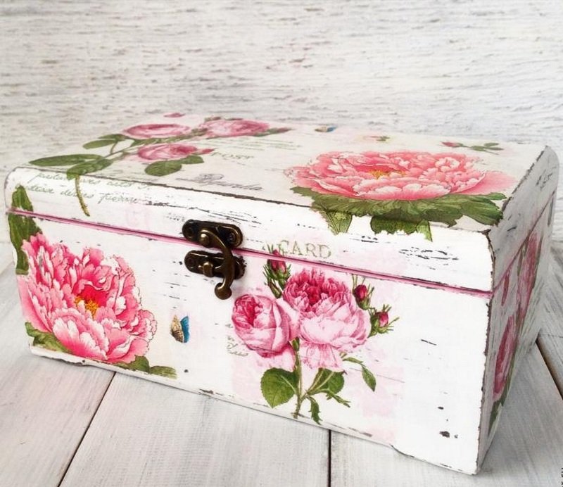 Декупаж шкатулки