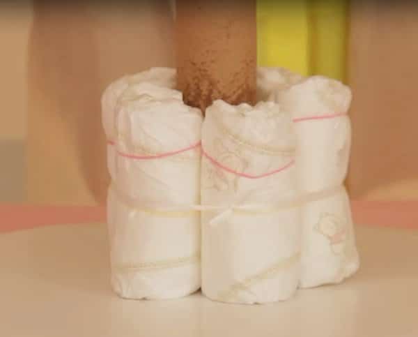 Торт из памперсов  своими руками (девочке, мальчику): пошаговое фото, мастер-класс