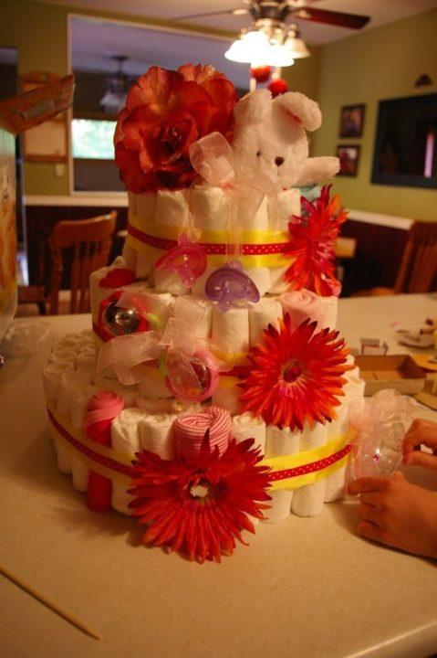 Торт из памперсов  своими руками (девочке, мальчику): пошаговое фото, мастер-класс