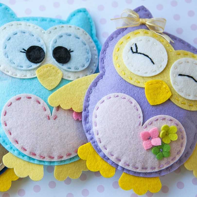 Новогодние игрушки из фетра: выкройки, фото, пошаговое описание
