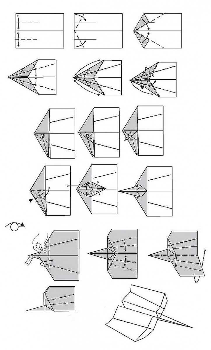 Как сделать самолет из бумаги, который далеко летает… Простое изготовление самолетика