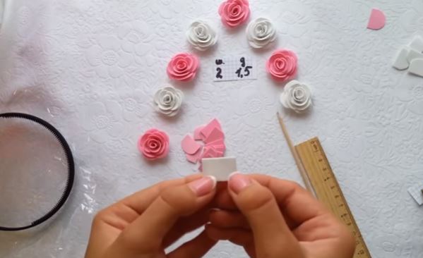 Цветы из фоамирана