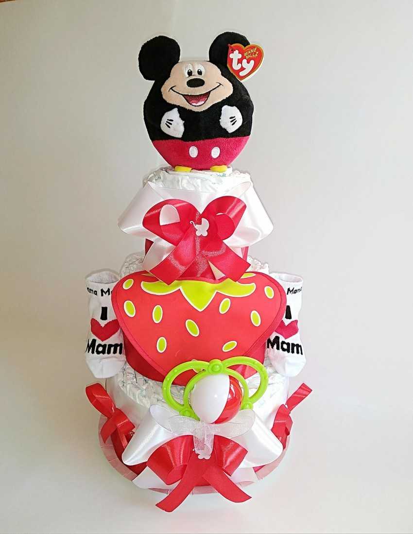 Торт из памперсов  своими руками (девочке, мальчику): пошаговое фото, мастер-класс