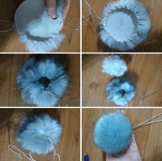 Как сделать помпон из пряжи на шапку своими руками. Пошаговая инструкция, фото