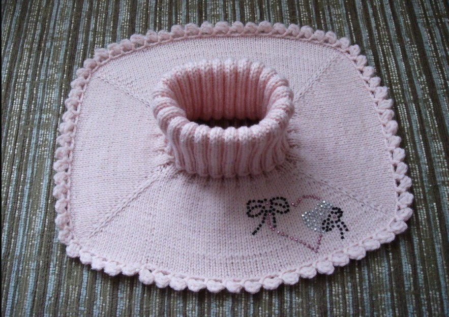 вязание спицами манишки для женщин с описанием