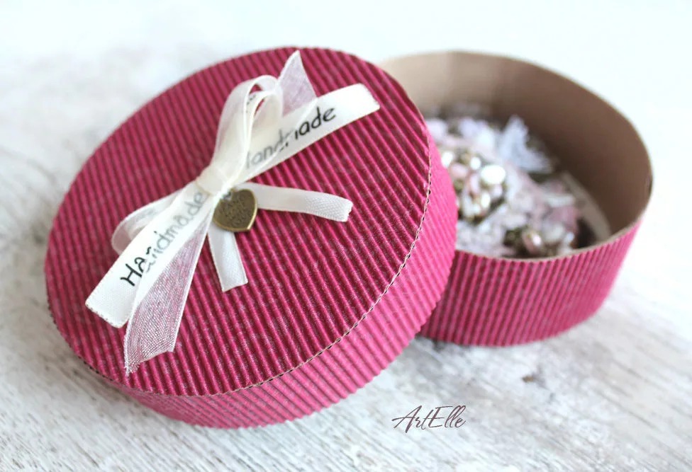 шкатулка своими руками гофр картон