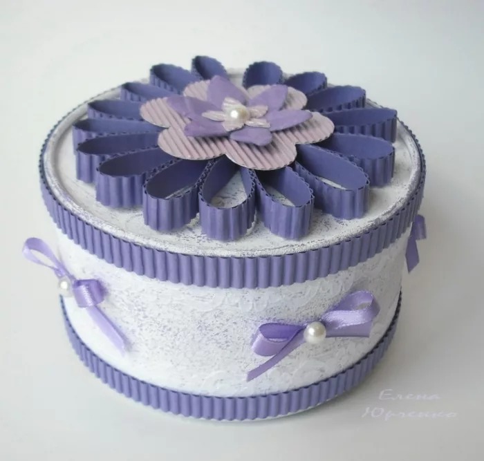 шкатулка своими руками картон