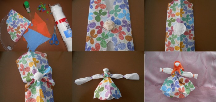 Поделки из бумажных салфеток для детей. Мастер класс пошагово, схемы, фото