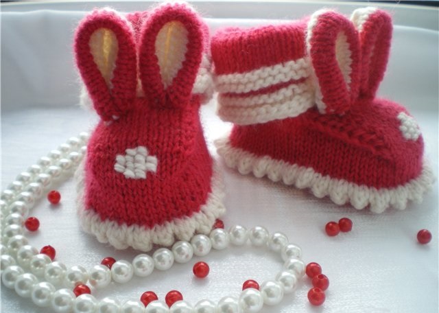 Как вязать пинетки спицами по схемам вязания с видео и фото