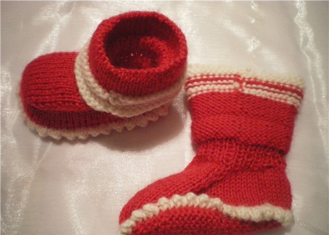 Как вязать пинетки спицами по схемам вязания с видео и фото