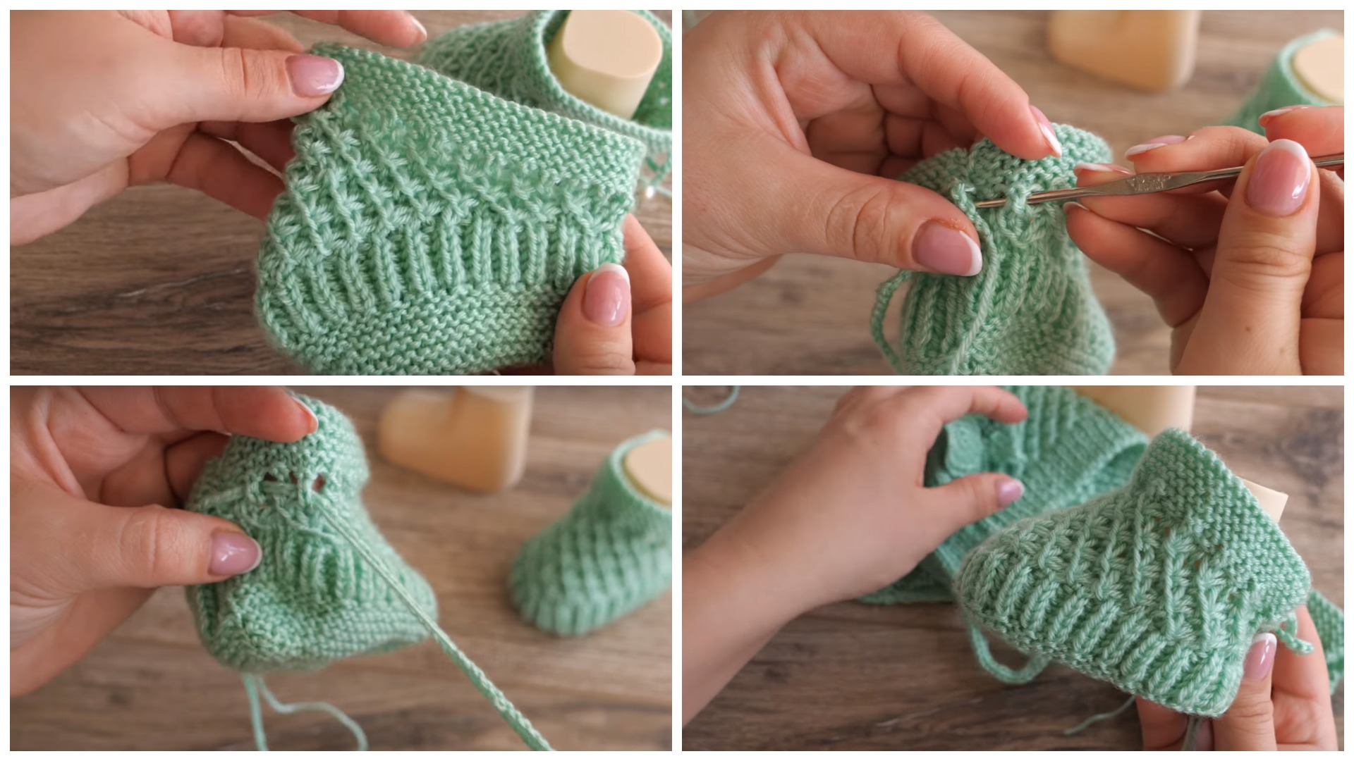 Как вязать пинетки спицами по схемам вязания с видео и фото