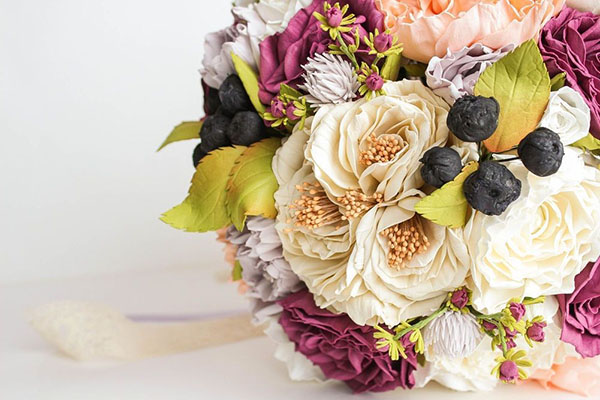 Букет цветов из фоамирана