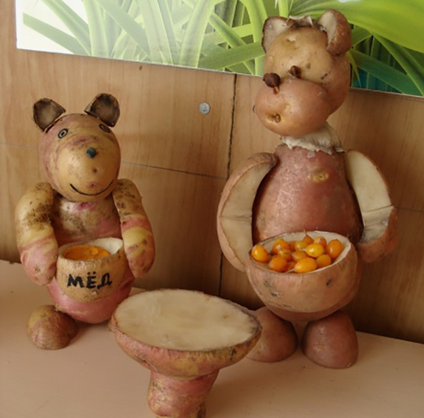 Поделки из овощей и фруктов - 80 фото-идей и 10 советов