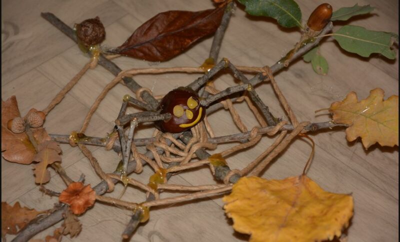 Осенние поделки из листьев своими руками (все новинки для детей детского сада и школы) этап 57