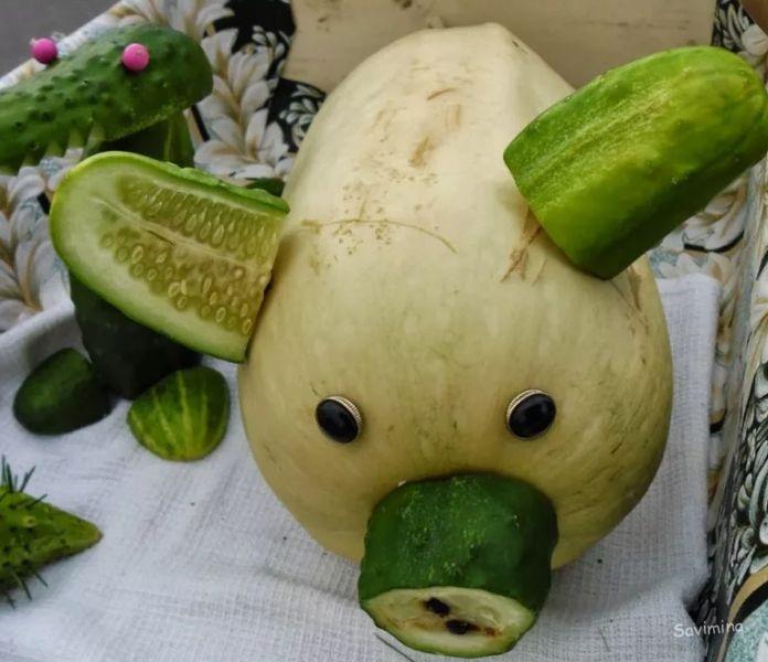 Поделки из овощей и фруктов - 80 фото-идей и 10 советов