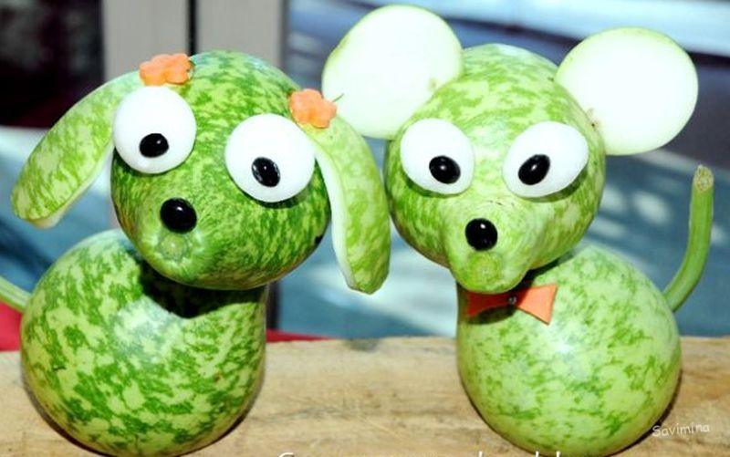 Поделки из овощей и фруктов - 80 фото-идей и 10 советов