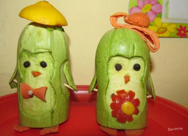 Поделки из овощей и фруктов - 80 фото-идей и 10 советов