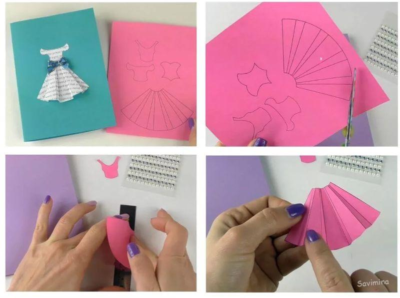 Открытка для мамы: как сделать на День матери и рождения своими руками, красивая и объемная из бумаги, на 8 марта